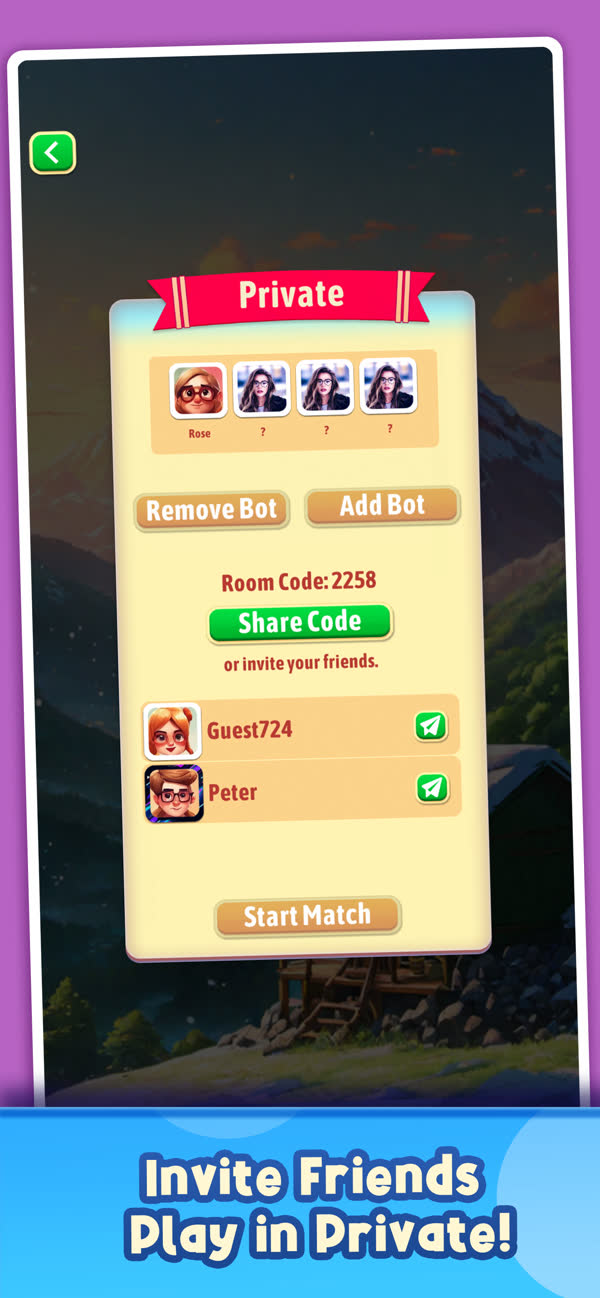 Skyjo Classic and Crazy mode selection